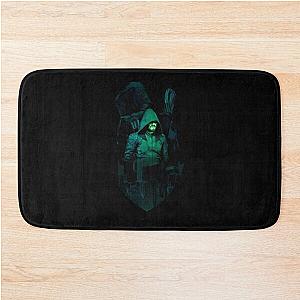 Green Arrow Bath Mat