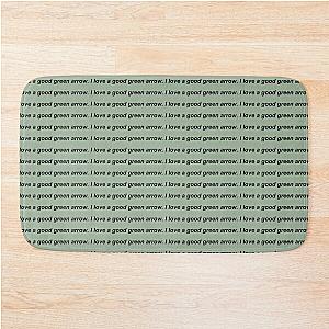 I love a good green arrow. Bath Mat