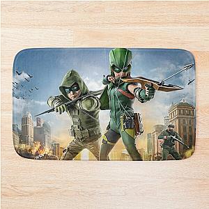 Green Arrow Bath Mat