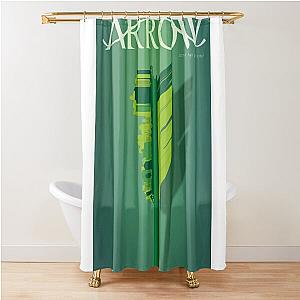 The green arrow's arrow Shower Curtain