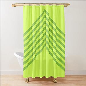 Green arrow Shower Curtain