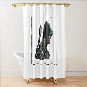 Green Arrow and Star City (Stephen AmellOliver Queen) Shower Curtain