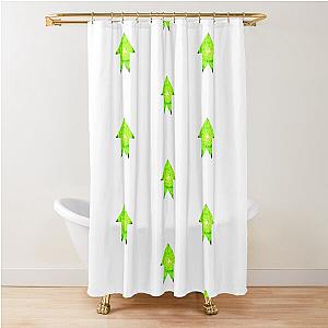 Green Arrow Shower Curtain