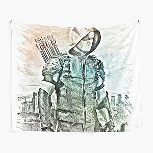 Green Arrow Tapestry