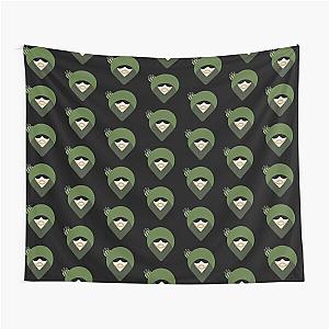 Oliver Queen aka Green Arrow of Arrowverse Location Pin Graphic Icon Tapestry