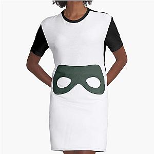 green arrow mask Graphic T-Shirt Dress