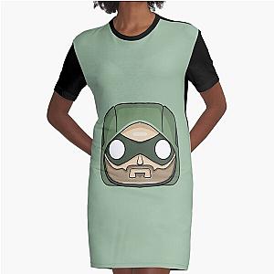 Green Arrow CW Graphic T-Shirt Dress