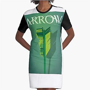 The green arrow's arrow Graphic T-Shirt Dress