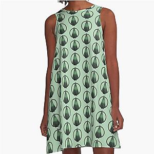 Green Arrow symbol  A-Line Dress