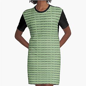 I love a good green arrow. Graphic T-Shirt Dress