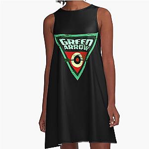 Green Arrow Logo Classic T-Shirt A-Line Dress