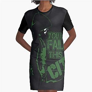 The super hero green arrow Graphic T-Shirt Dress