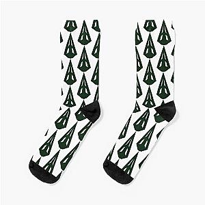 Mia Smoak-Queen's Green Arrow Logo Socks