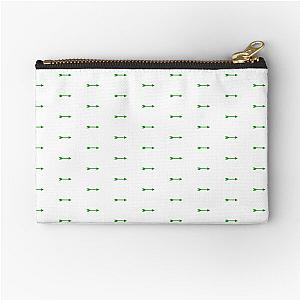 Green Arrow Zipper Pouch