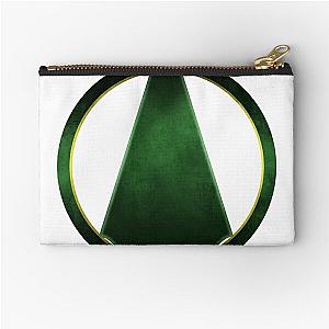 Green Arrow Zipper Pouch