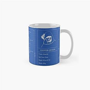 Green Arrow Blue Prints Classic Mug