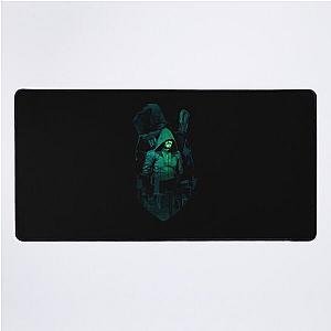 Green Arrow Desk Mat