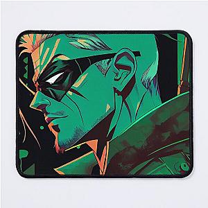 Green Arrow Mouse Pad