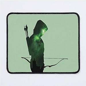 Green Arrow Silhouette  Mouse Pad