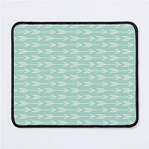 Blue Green Arrows Mouse Pad