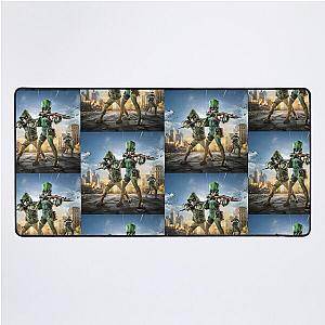 Green Arrow Desk Mat