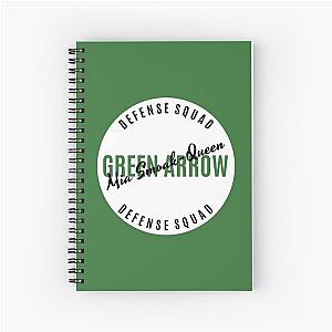 Mia Smoak-Queen - Green Arrow - Defense Squad  Spiral Notebook