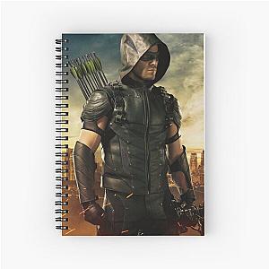 Green Arrow Spiral Notebook