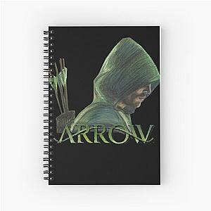 Green Arrow Spiral Notebook