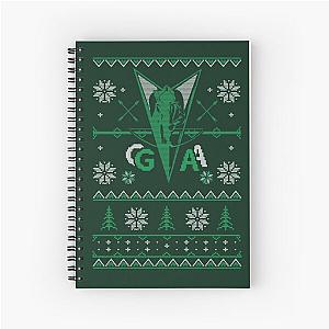 Green Arrow - Ugly Christmas Sweaters Spiral Notebook