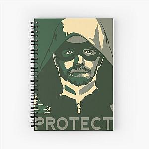 Green Arrow - Protect  Spiral Notebook