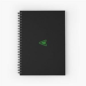 Green Arrow Logo Spiral Notebook