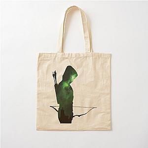 Green Arrow Silhouette  Cotton Tote Bag