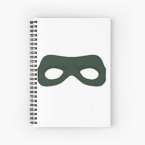 green arrow mask Spiral Notebook