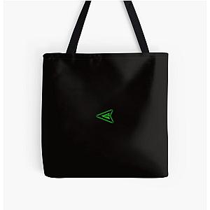 Green Arrow Logo All Over Print Tote Bag