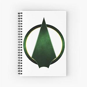 Green Arrow Spiral Notebook