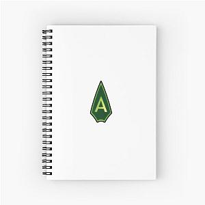 Green Arrow Spiral Notebook