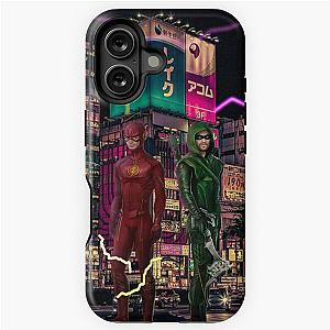 Green Arrow and Flash  iPhone Tough Case