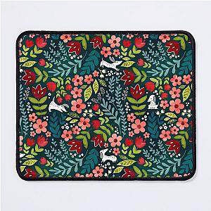 Dog days dark green Mouse Pad