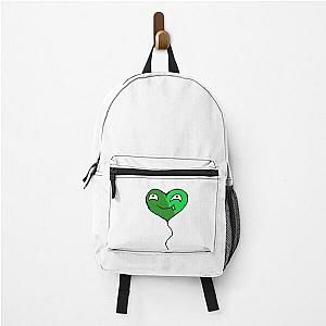 Valentines day green cartoony heart  Backpack