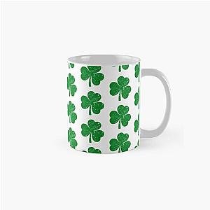 Distressed Green Shamrock St. Patrick's Day Classic Mug