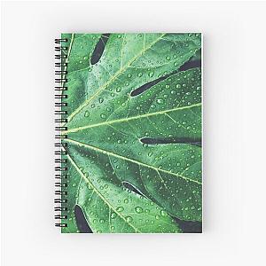 Rainy Day Leaf Spiral Notebook