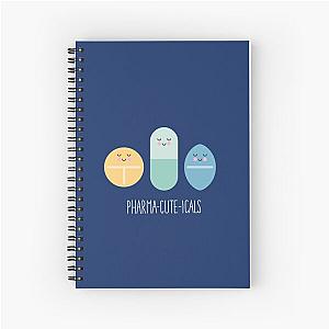 Green pharma-cute-icals Spiral Notebook