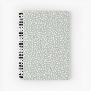 Green Stars  Spiral Notebook