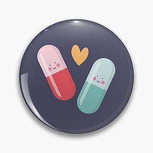 Cute pills red and green Pin