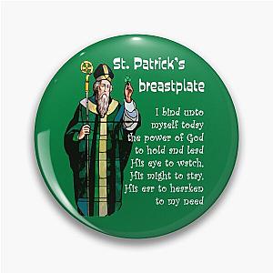 St. Patrick's breastplate prayer and Image for green and dark backgrounds Pin