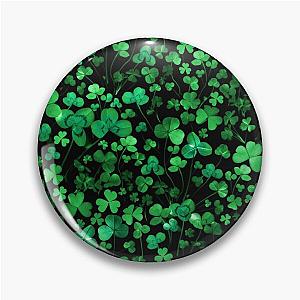 Evening Green Shamrocks Pin