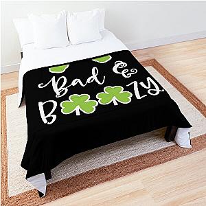 St Patricks Day Green Beer Bad Boozy Comforter