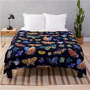 Butterflies Day Throw Blanket