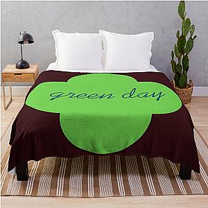 green day t-shirt for halloween day Throw Blanket