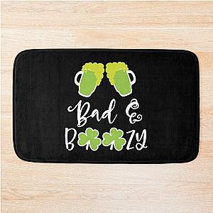 St Patricks Day Green Beer Bad Boozy Bath Mat